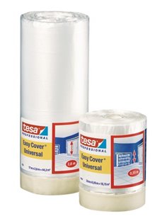 tesa ® 4368 Masking película con cinta de papel adhesivo ligeramente rizados
