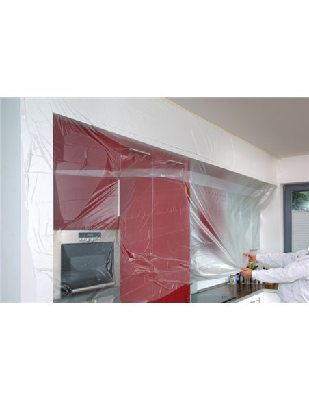 tesa ® 4368 Masking película con cinta de papel adhesivo ligeramente rizados