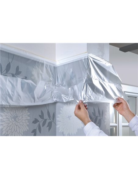 tesa ® 4368 Masking película con cinta de papel adhesivo ligeramente rizados